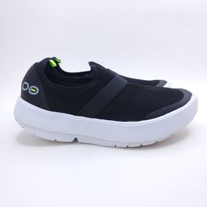 OOFOS OOMG Women's Black Mesh Low Sneakers Slip On Size 8.5 692021-7
